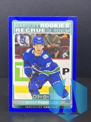 2021-22 UD Series 2 O-Pee-Chee Update Blue Marquee Rookie Vasily Podkolzin #619
